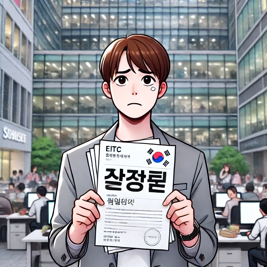근로장려금 마감된 신청서