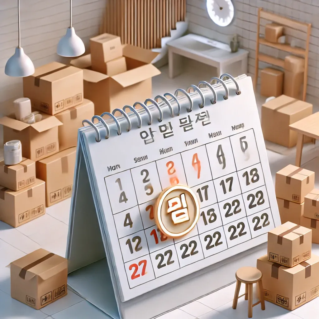 이사 날자와 손 없는 날