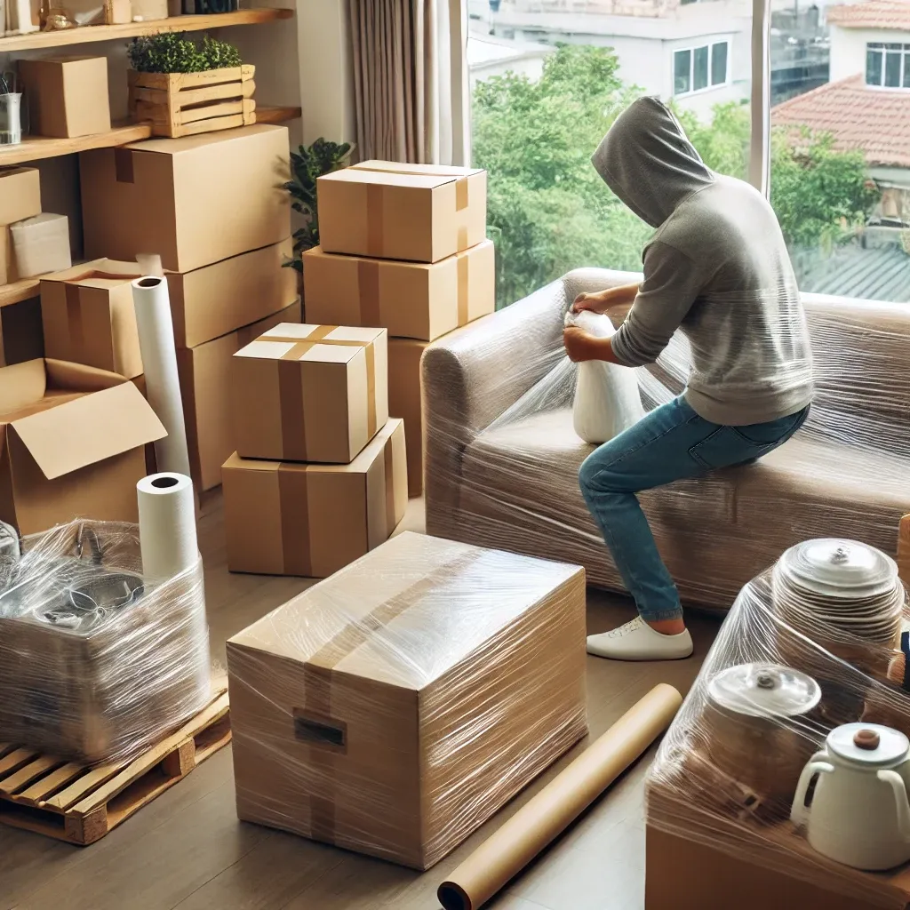 이사 포장 비닐