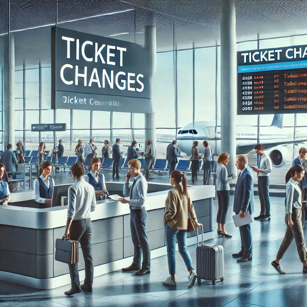 항공권 변경