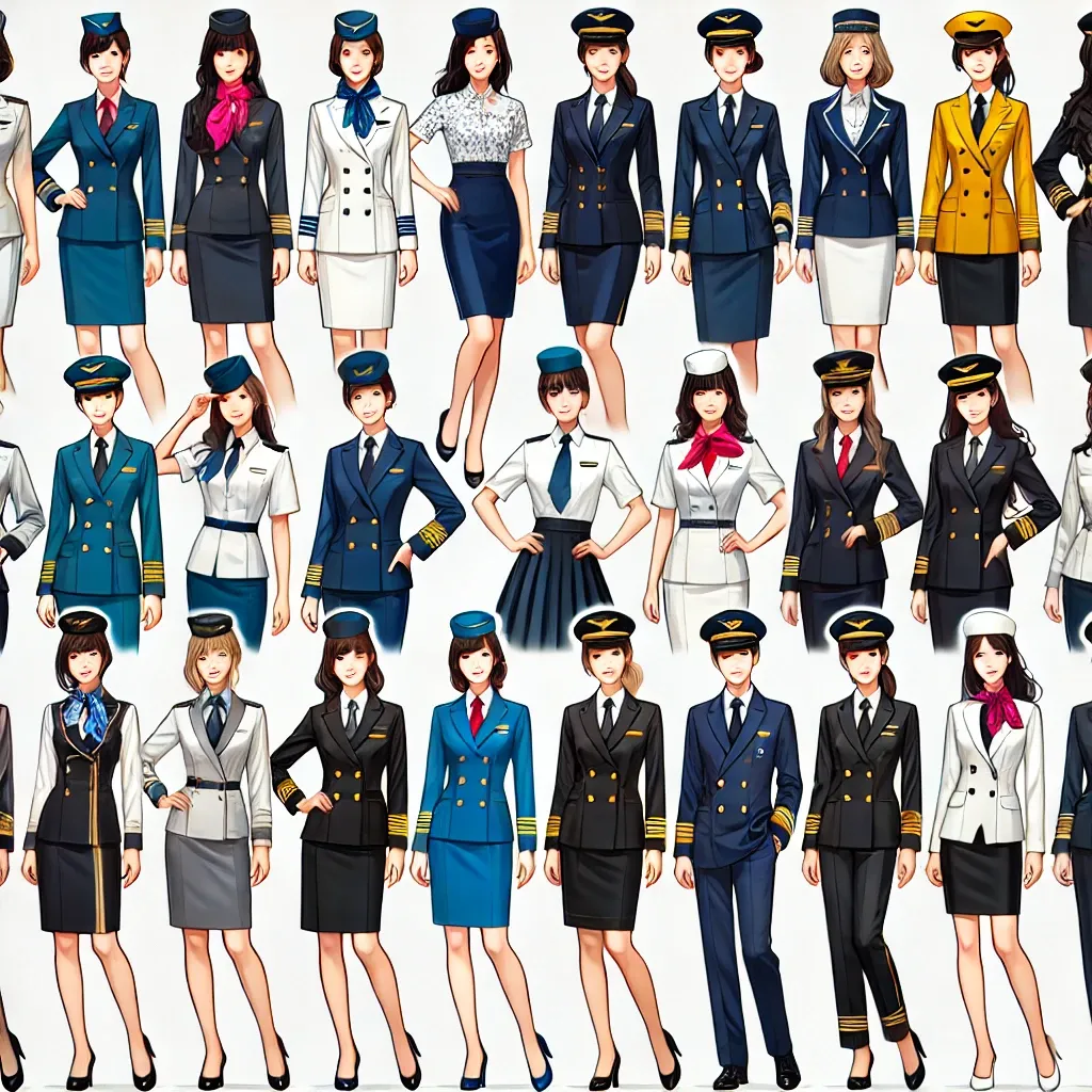 항공사별 유니폼