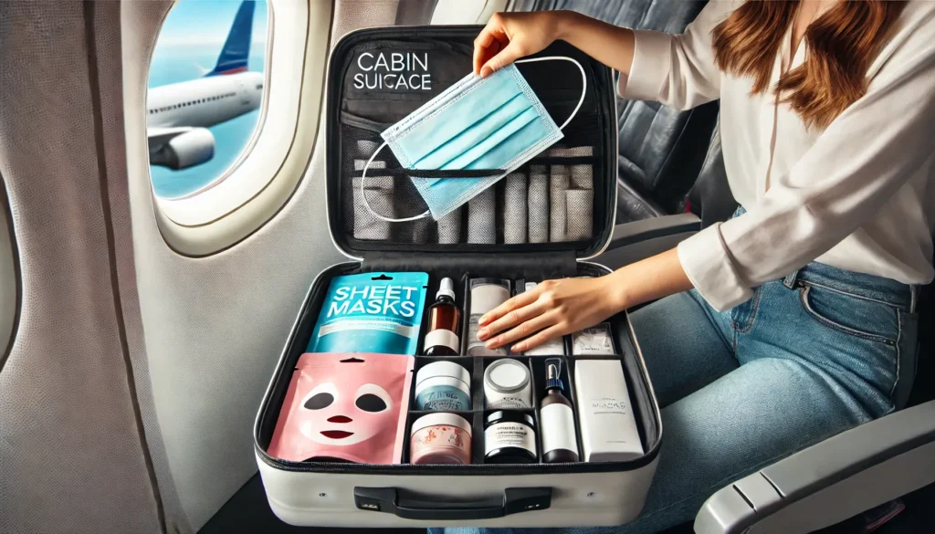 마스크팩 기내캐리어