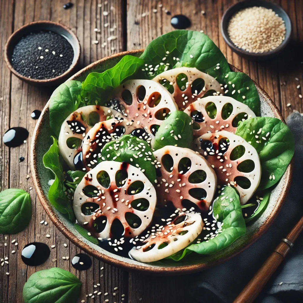 흑임자연근샐러드 만들기