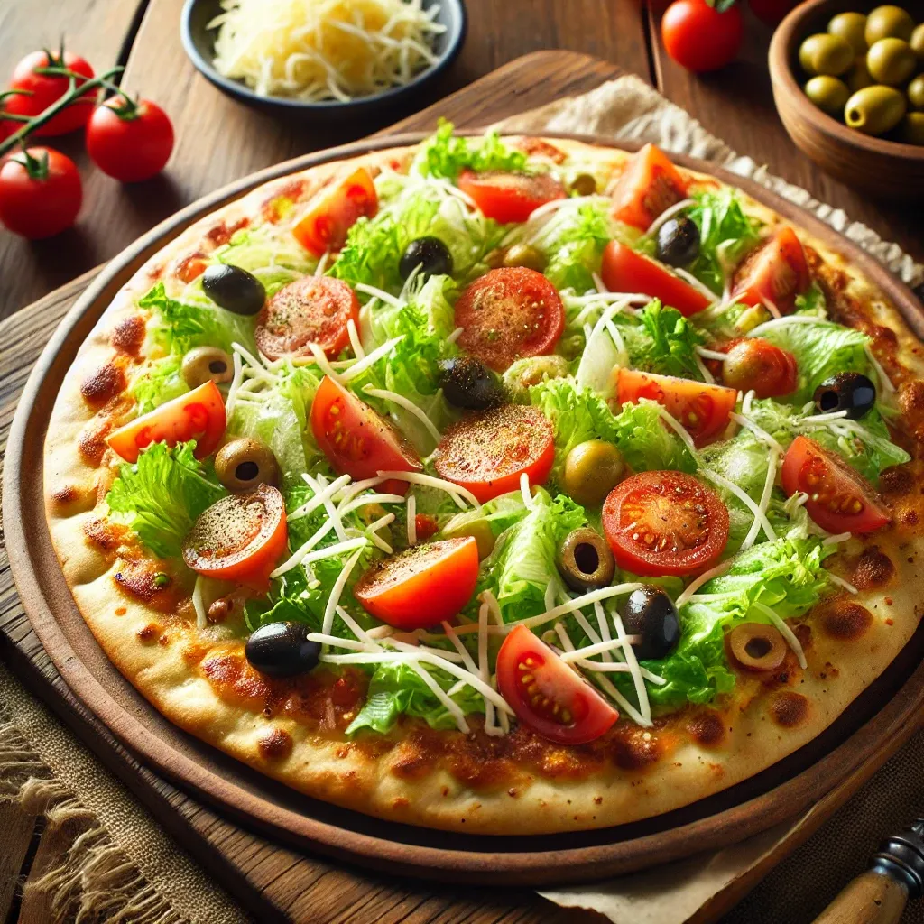 또띠아 샐러드피자 만들기