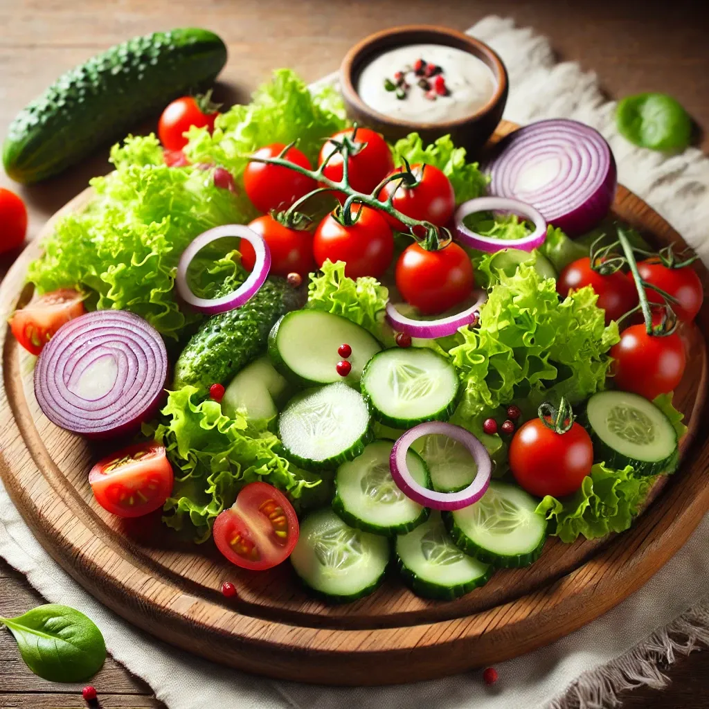 샐러드야채 요리