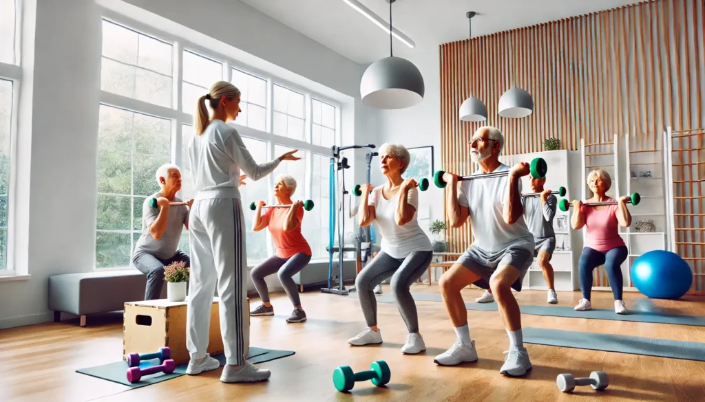 치매를 위한 근력운동 동영상