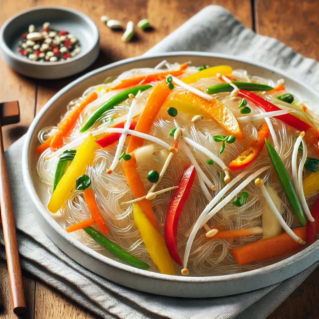 전자레인지 콩나물잡채