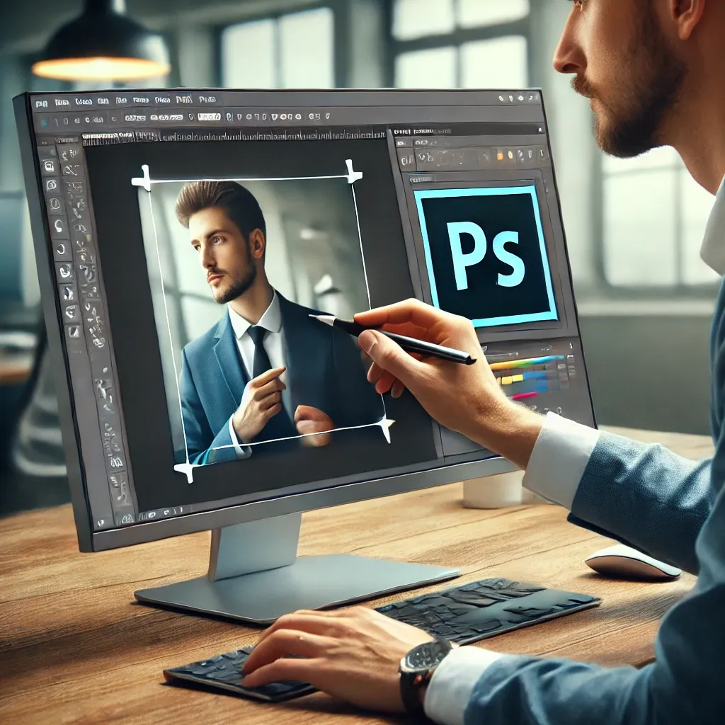 포토샵 사진 자르기