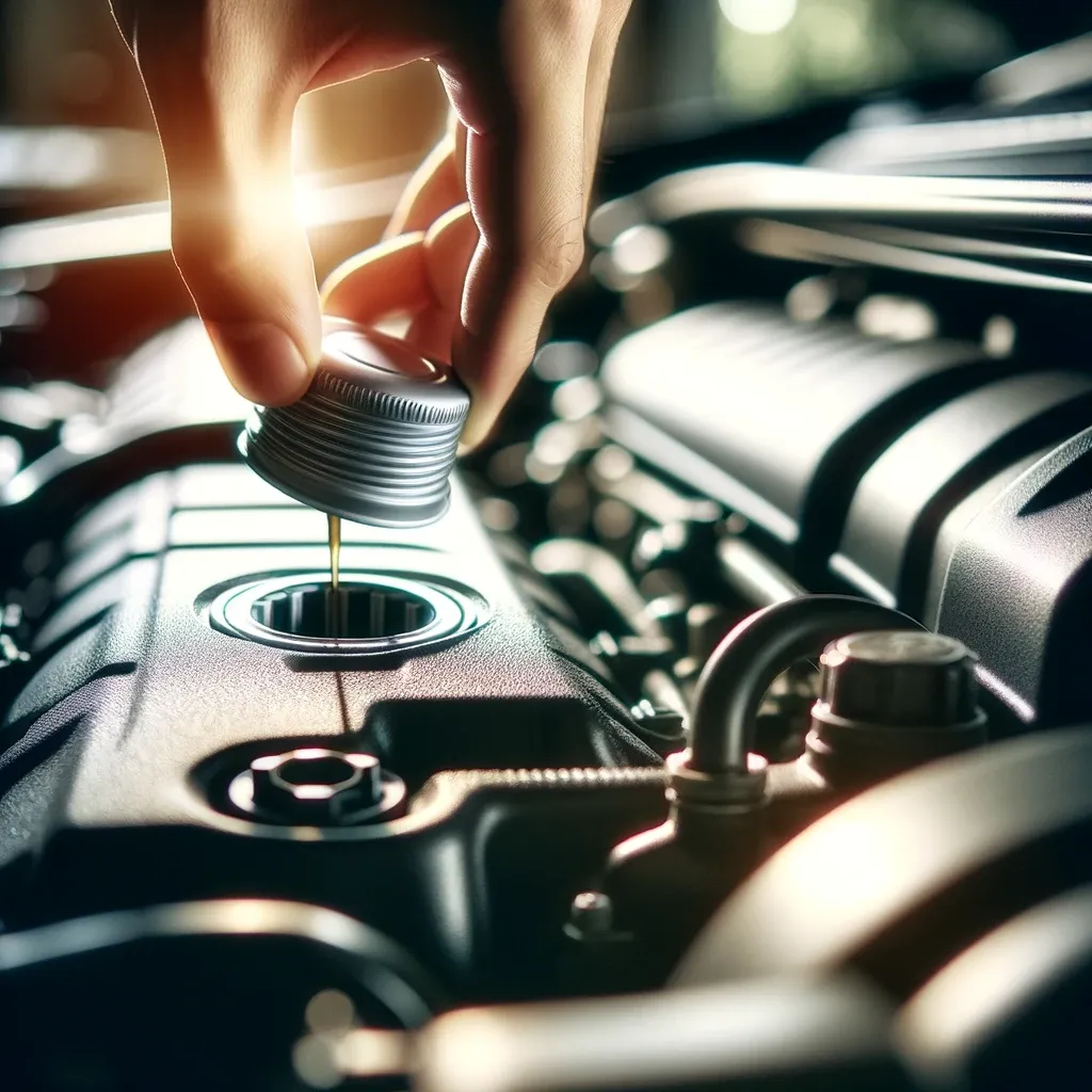 엔진오일 뚜껑 여는법