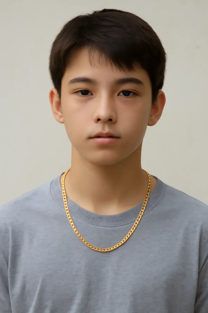 중학생 목걸이 금