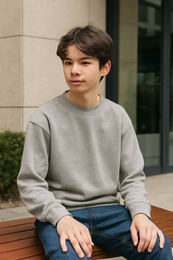 중학생 맨투맨 티셔츠
