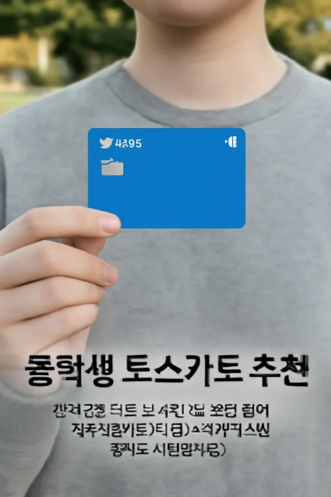 중학생 토스카드 추천