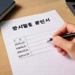 대학생 봉사활동 확인서