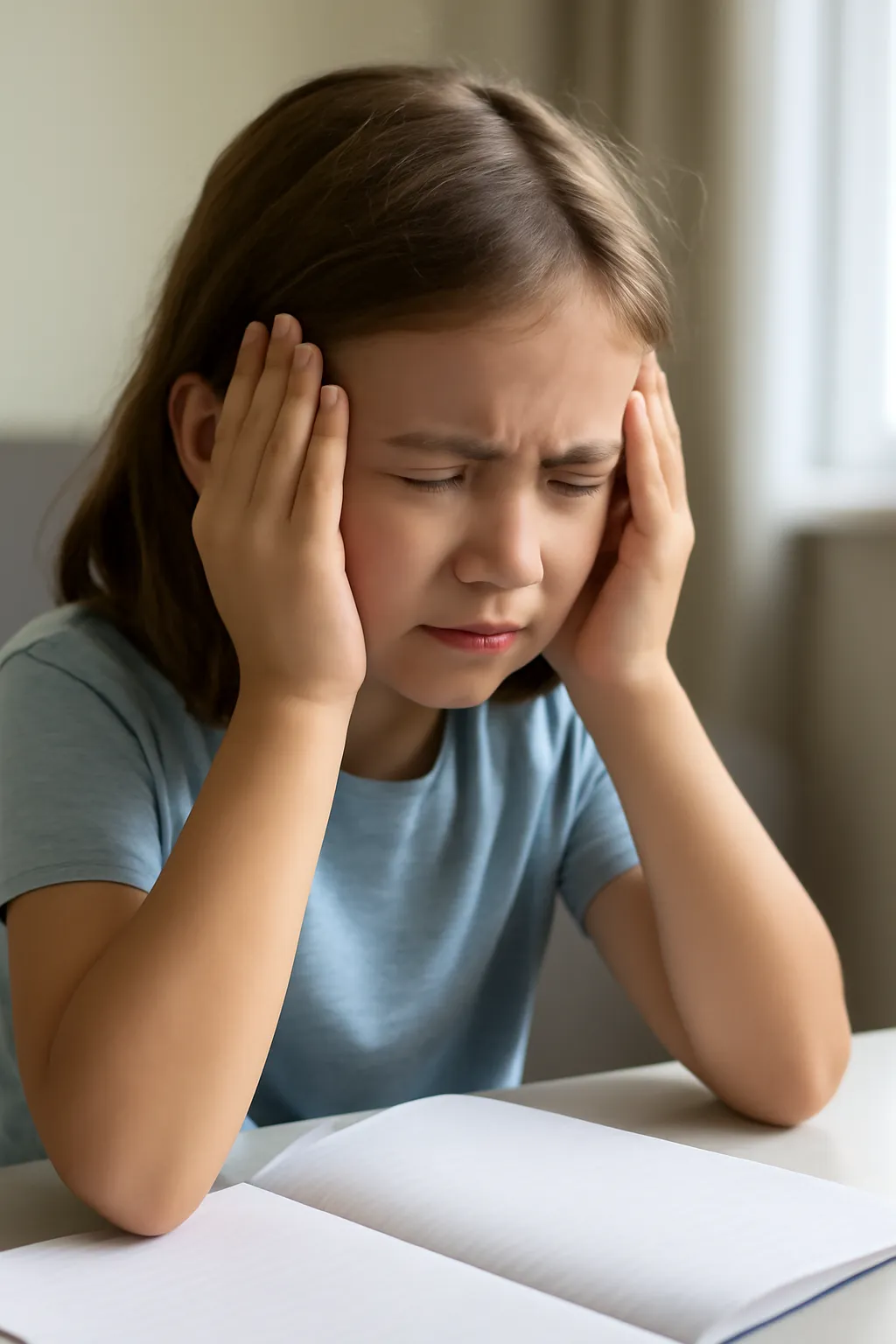 초등학생 잦은 두통