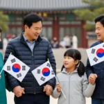 광복절 태극기