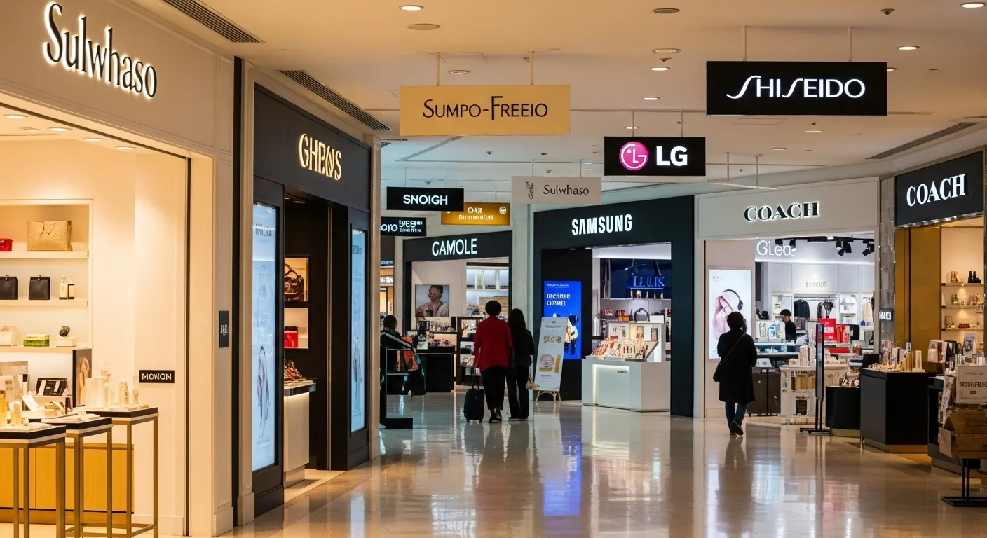 김포공항 면세점 입점브랜드