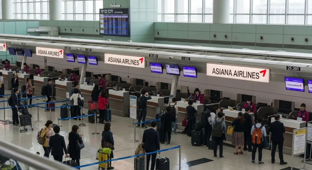 아시아나 항공 인천공항 터미널