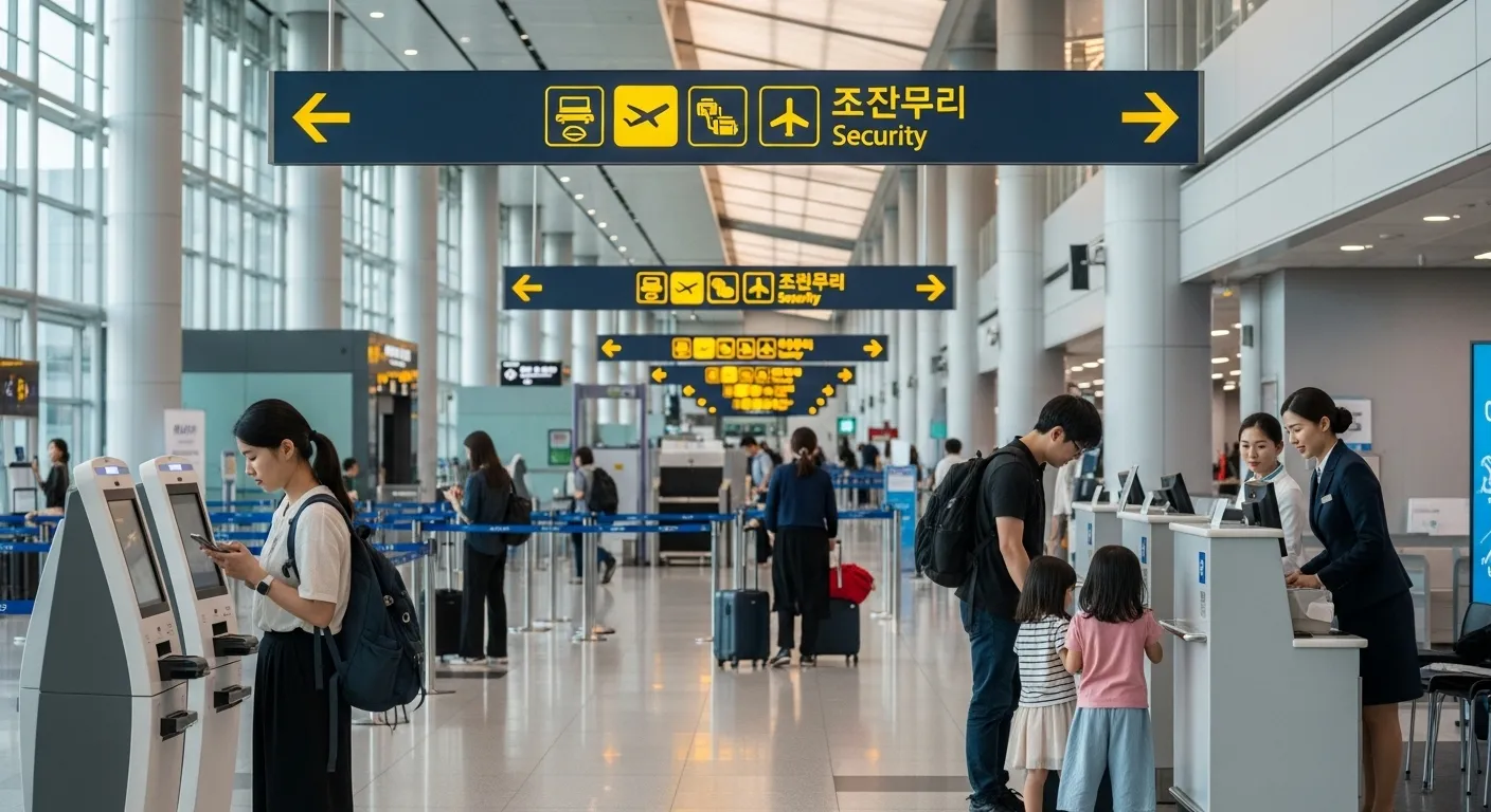 인천공항 출국수속