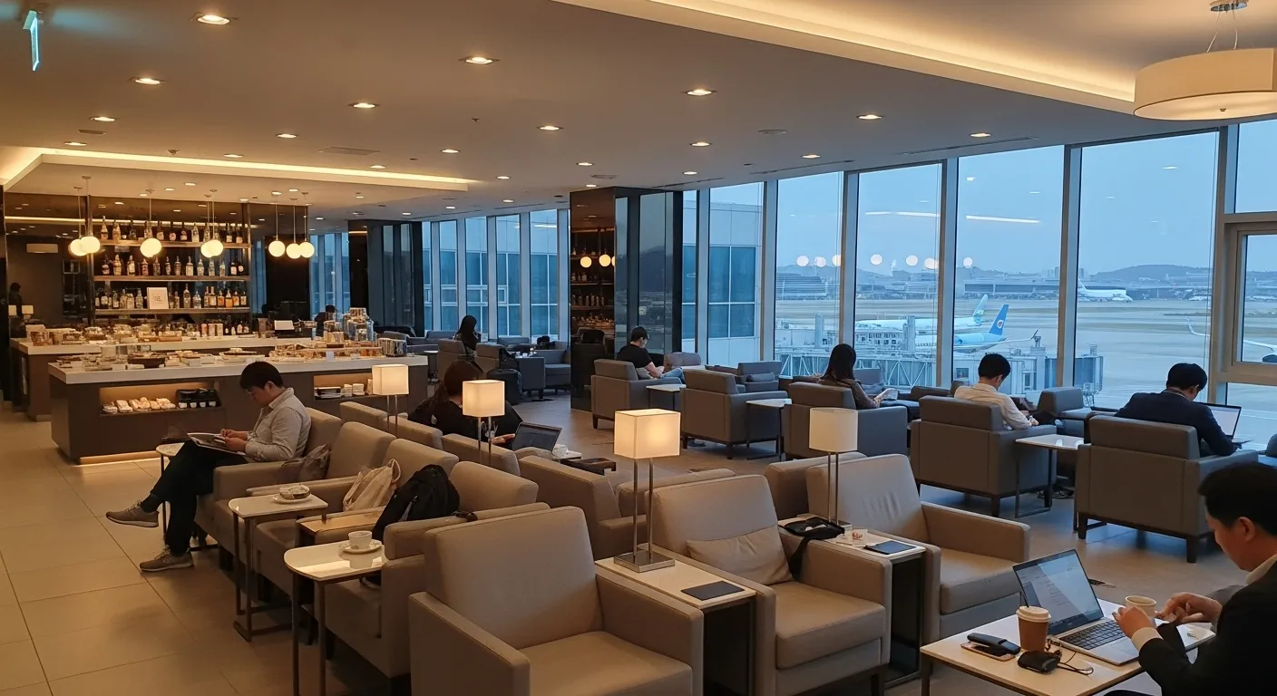 김포공항 대한항공 라운지