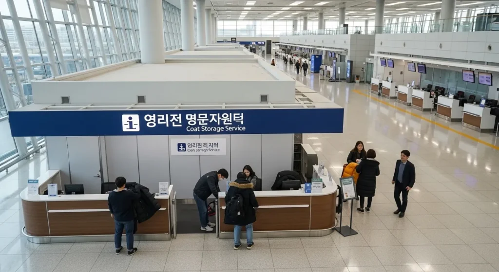 인천공항 코트보관